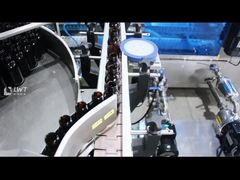 SUS304 6000BPH 30ml 시럽 충전 생산 라인 액체 충전 기계 CE