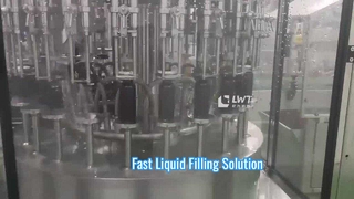 자동 회전식 액체 충전 기계