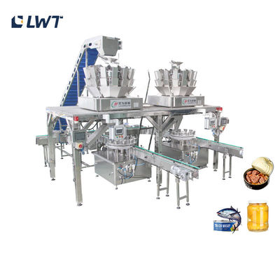 자동 사르데인 캔 채용 기계 1.5KW 전력 소비