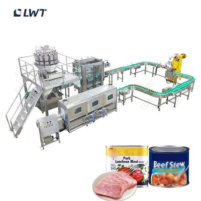 220V/380V 자동 정제 고기 생산 라인 점심 고기 가공 장비